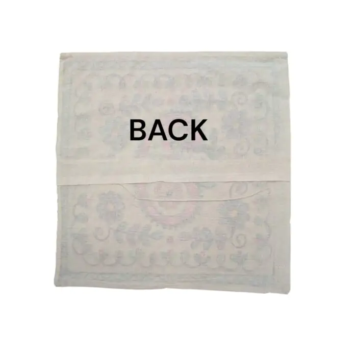 Set of 2-Wool Embroidery Cushion Covers-AK - Image 4