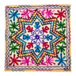 Set of 2-Wool Embroidery Cushion Covers-AM - Image 3