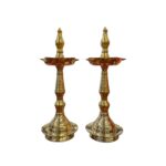 Pair of Kerala Lamps - 13.5 Inch - Image 3