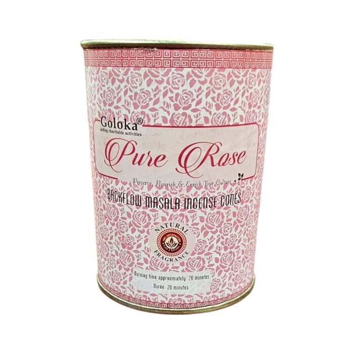 Goloka Backflow - Rose Masala Incense Cones