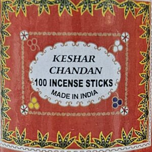 Hand-Rolled Kesar Chandan Incense Sticks | Set of 4 Boxes (400 Sticks)