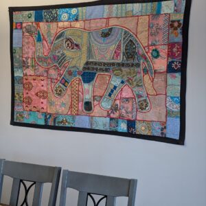 Hand made Patch work tapestry from India, for sale in Canada and the US.