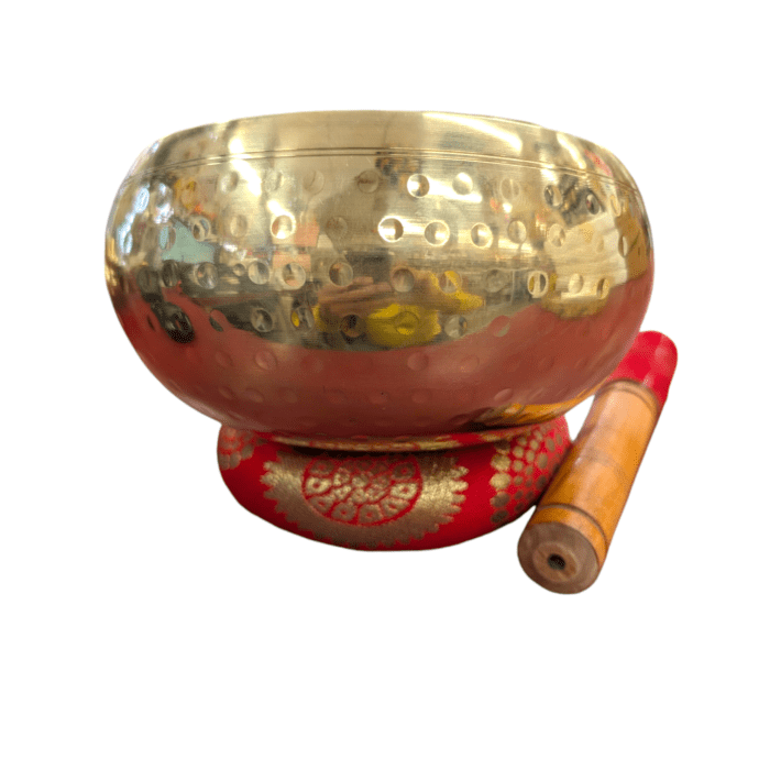 Hammered Brass singing Bowl Set