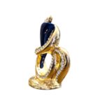 Ganesh with Om statue- Blue | Car dashboard Idol