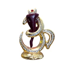 Ganesh with Om statue- Brown | Car dashboard Idol