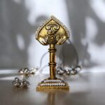 Sri Murugan Vel Idol- Golden Black finish