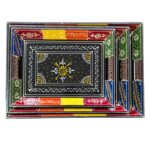 Wooden Serving Tray - Multi Color