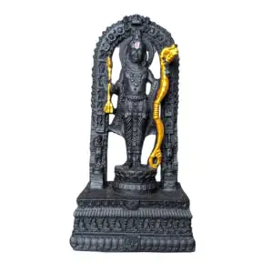 Lord Ram Lalla Black Resin Idol |Shri Ram Car Dashboard Idol