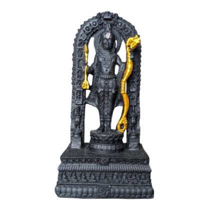 Lord Ram Lalla Black Resin Idol |Shri Ram Car Dashboard Idol
