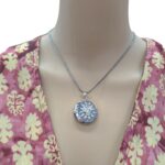 Moon Sun God Pendant Necklace-Turquoise