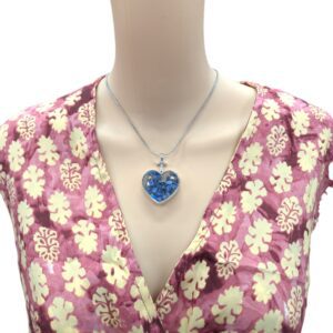 Lapis Lazuli Heart Pendant Necklace