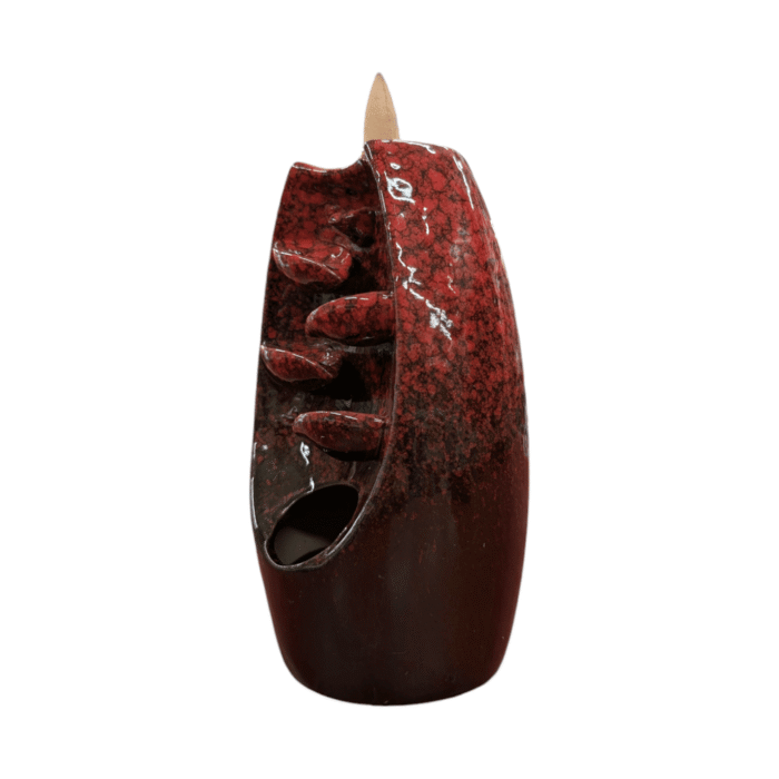 Backflow Incense Cone Burner - Red