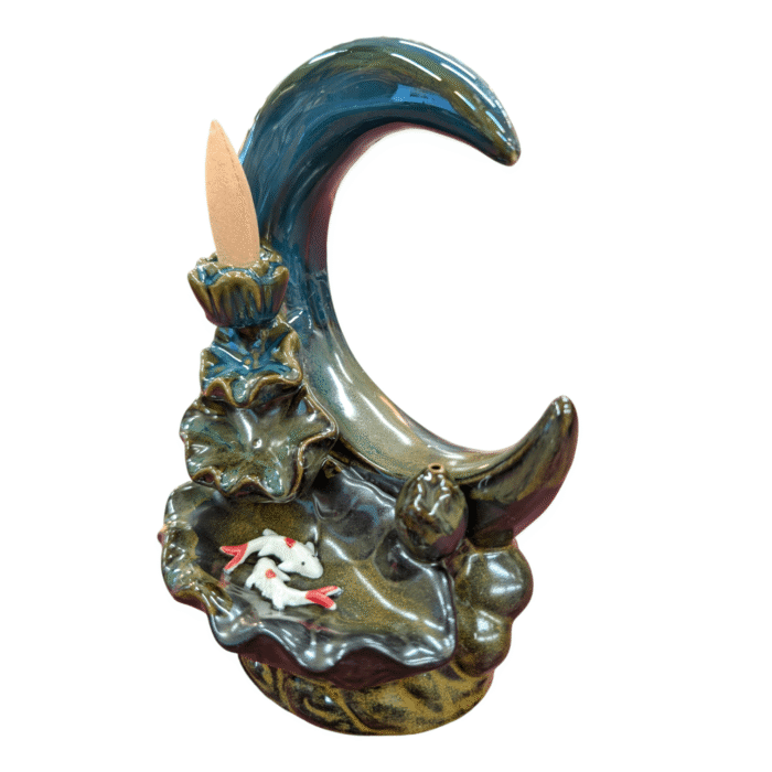Backflow Incense Cone Holder - Moon