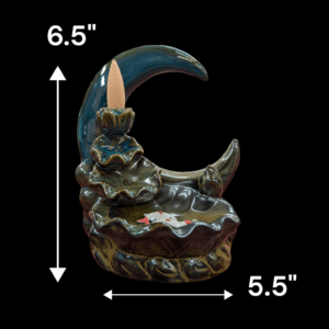 Backflow Incense Cone Holder - Moon