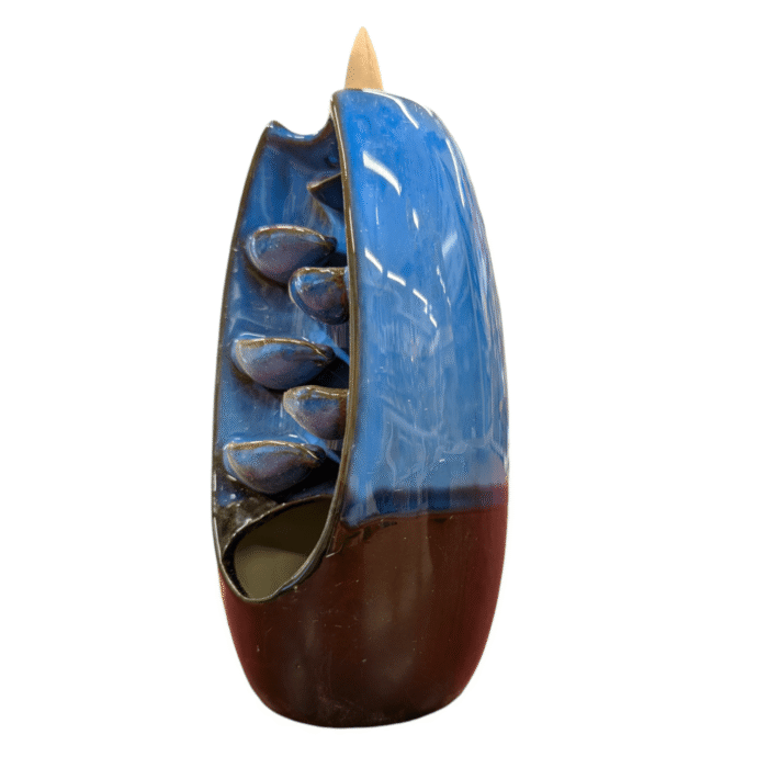 Backflow Incense Holder - Waterfall - Blue