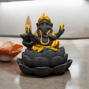 Perfect sized Ganesh Backflow Incense Holder - smoke fountain for your living room decor