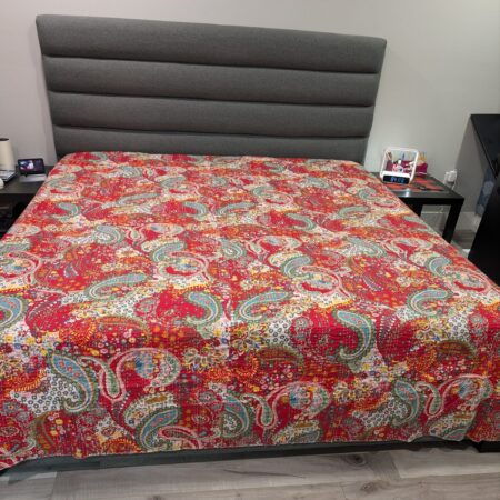 Kantha Patchwork Quilted bedsheets in Canada and the USA