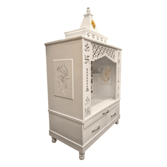 Large wooden pooja mandir