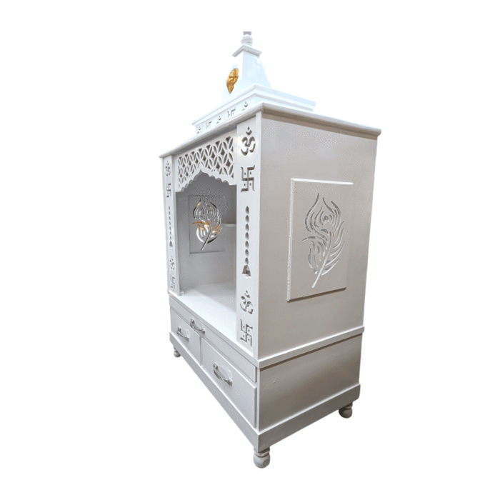 Large wooden puja mandir