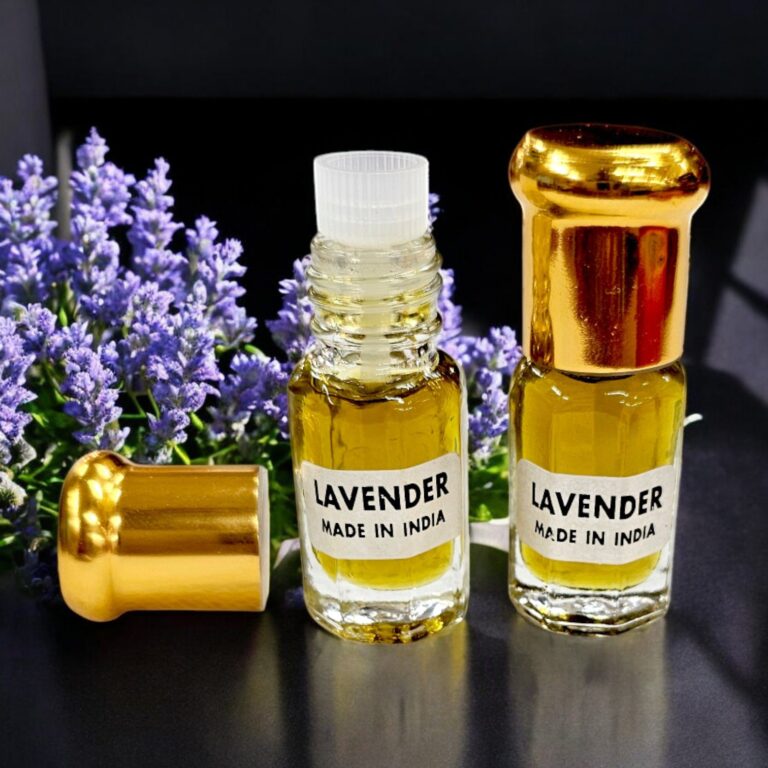 Natural Attar Perfume Oil - Lavender | Alcohol Free Perfume Oil from India