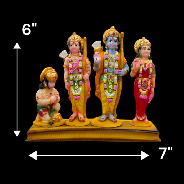 Ram Darbar Idol-Matt -6 inch - Image 2
