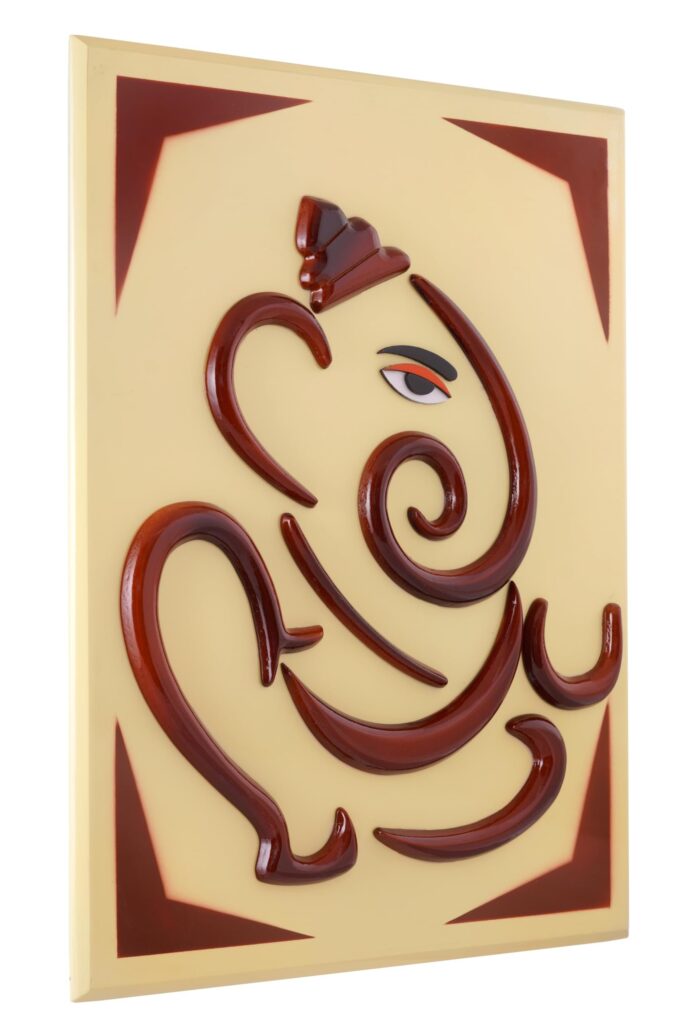 Ganesh Wooden wall hanging