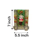 Dimensions oof Ganesh wall hanging with shubh labh