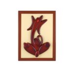 Modern Look Ganesh wooden wall hanging