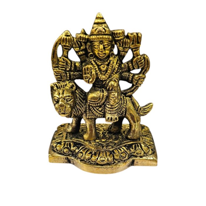 Small Maa Durga Brass Statue