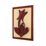 Side view of a Modern Look Ganesh wooden wall hanging
