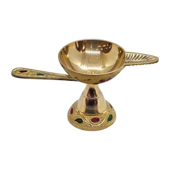 Brass pooja thali set - Large