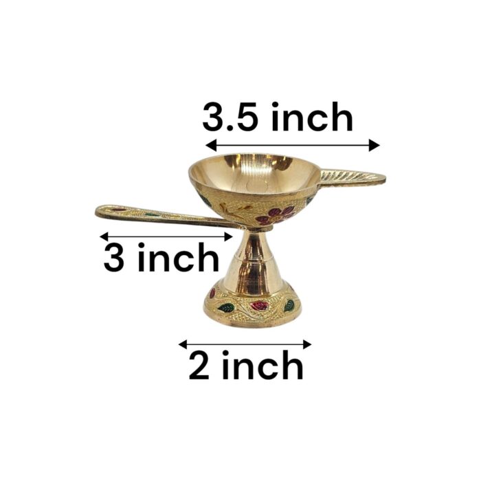 Brass pooja thali set - Large