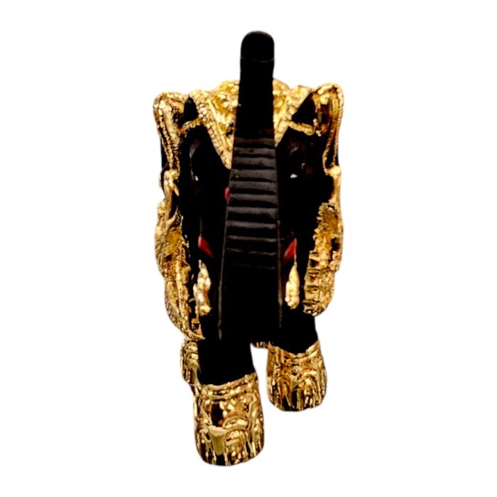 Gold Plated pair of elephant Idols
