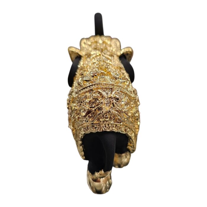 Gold Plated pair of elephants - 3 inch