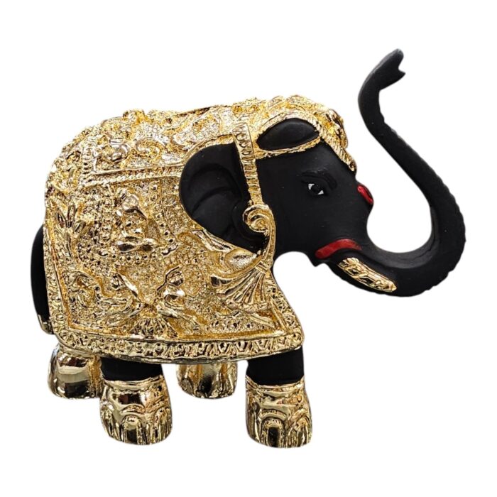 Gold Plated pair of elephants - 3 inch
