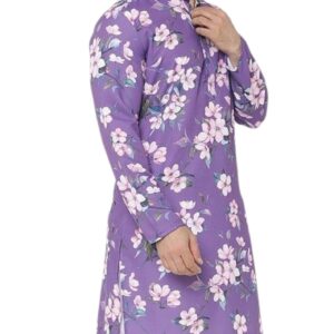 Floral Print Men Kurta