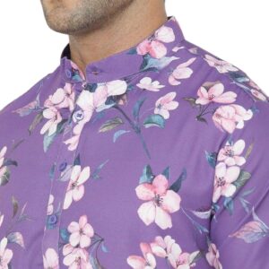 Floral Print Men Kurta for sale in Canada and USA