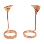 Pair of Copper Naag - 3.25 inch