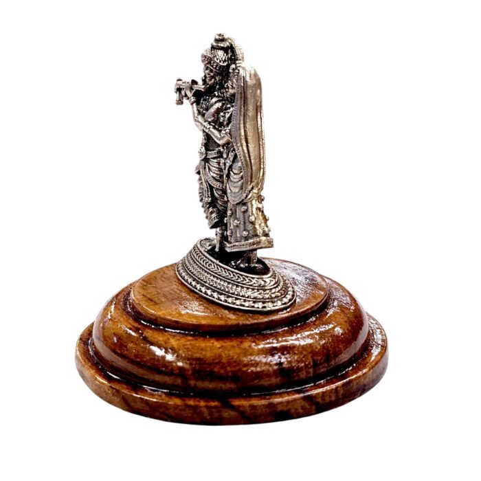 Pure Silver Radha Krishna Idol