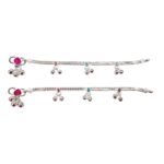 Pure silver anklet - 5.5 inch - bg8