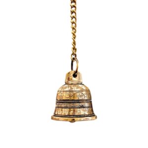 Solid Brass Bell with chain