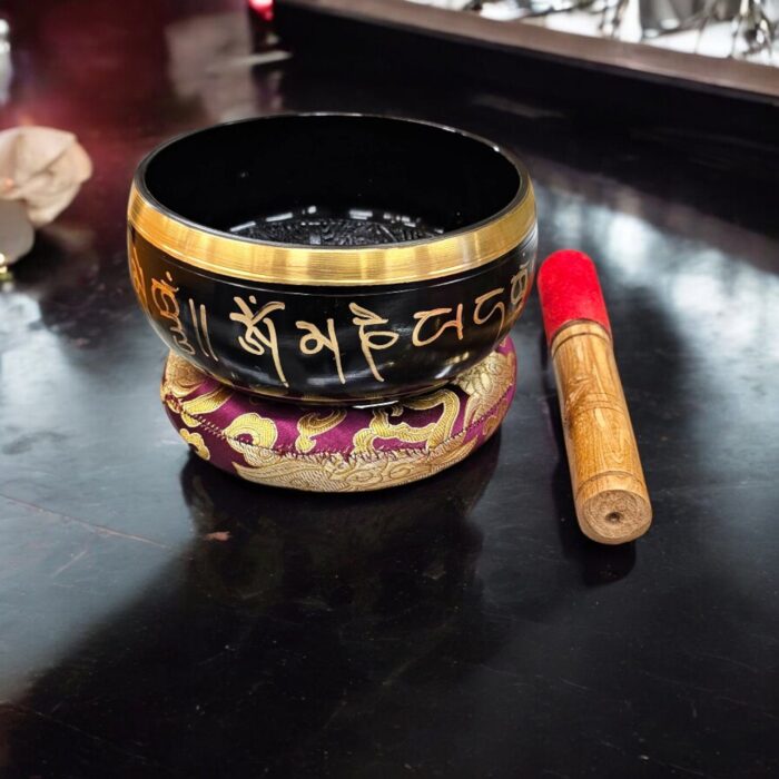 Brass Tibetan Singing Bowl set - 6 Inch | Authentic Himalayan Singing Bowl set