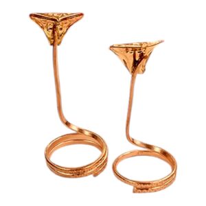 Pair of Copper Naag - 2 inch