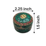 Pair of Decorative Steel Kumkum Boxes