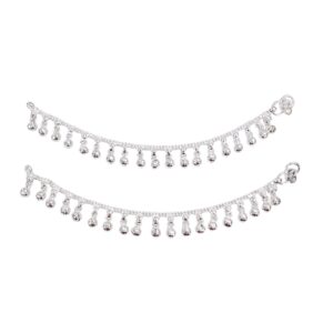 Pure Silver Baby Anklet - 6 inch