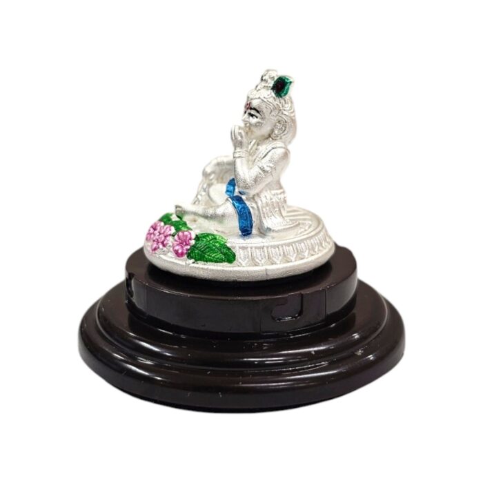 Pure Silver Baby Krishna Idol for your home Mandir