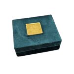 Teal Green velvet Jewelry Gift Packing - Velvet Box