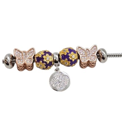 925 Sterling Silver Charm Bracelet | Gift for her