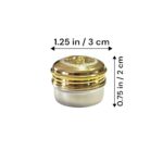 Small Silver Box with 24K Gold Plating | Chandi Ki dabbi