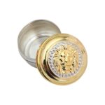 Small Silver Box with 24K Gold Plating | Chandi Ki dabbi